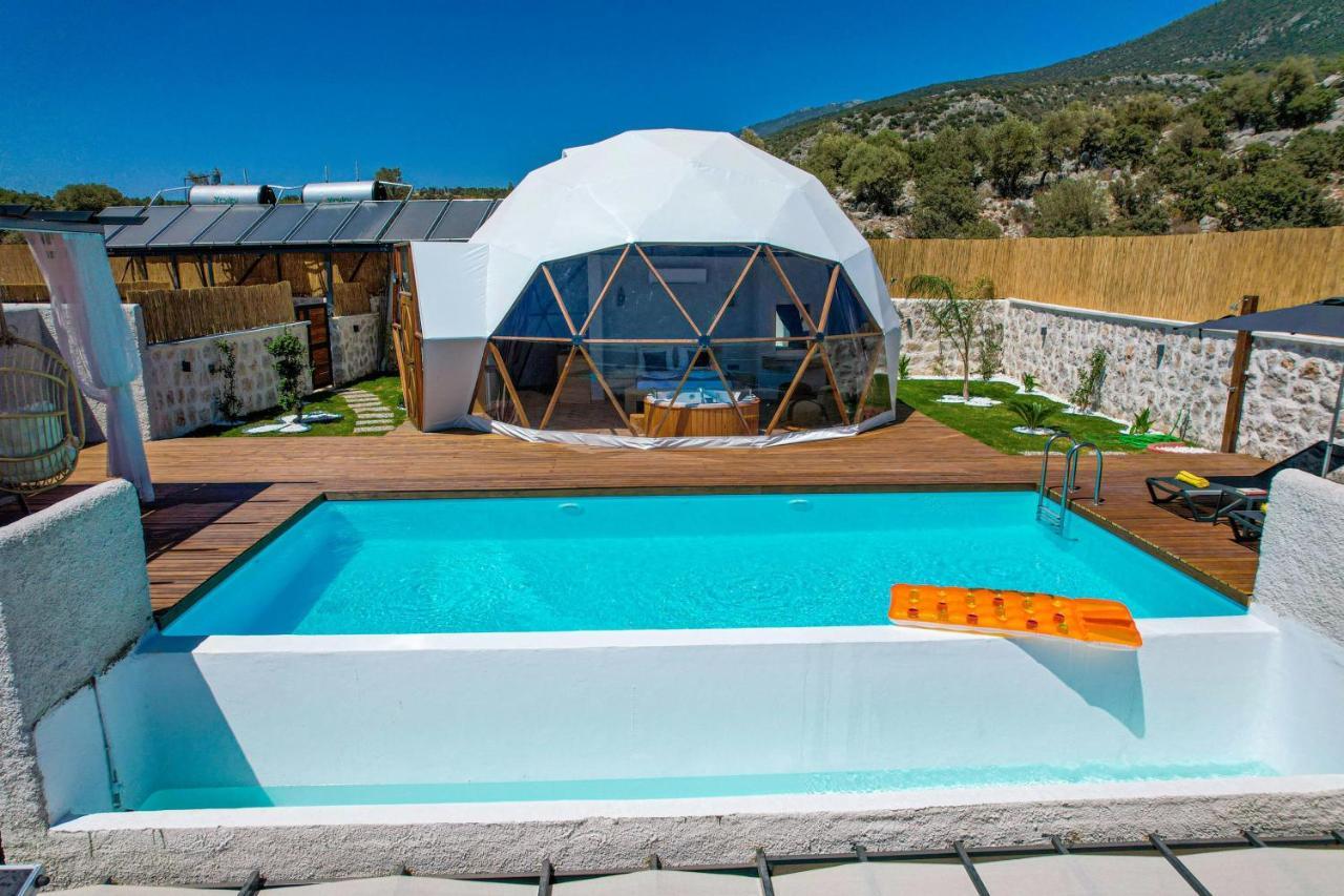 Kalkan Dome Suites & Deluxe-Glamping Holiday In Kalkan Kas Exterior photo
