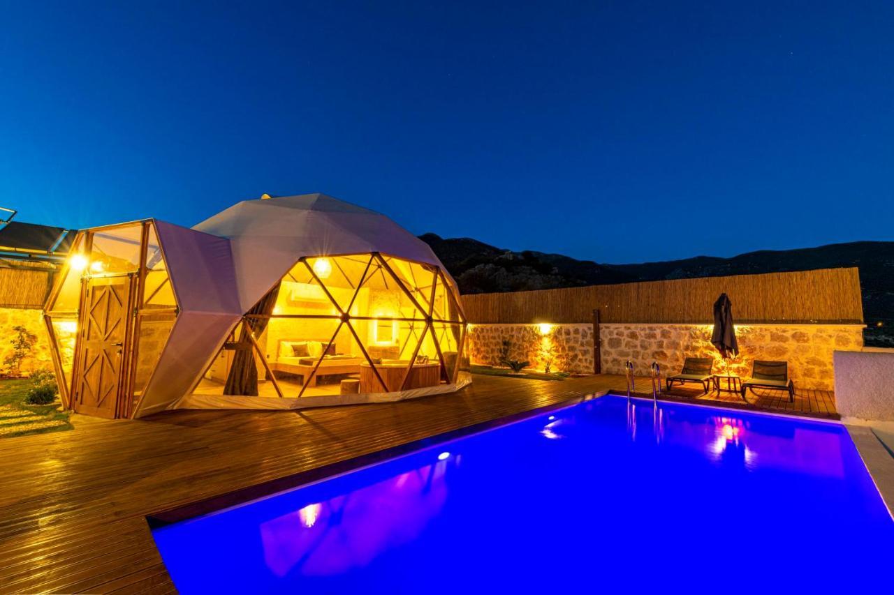 Kalkan Dome Suites & Deluxe-Glamping Holiday In Kalkan Kas Exterior photo
