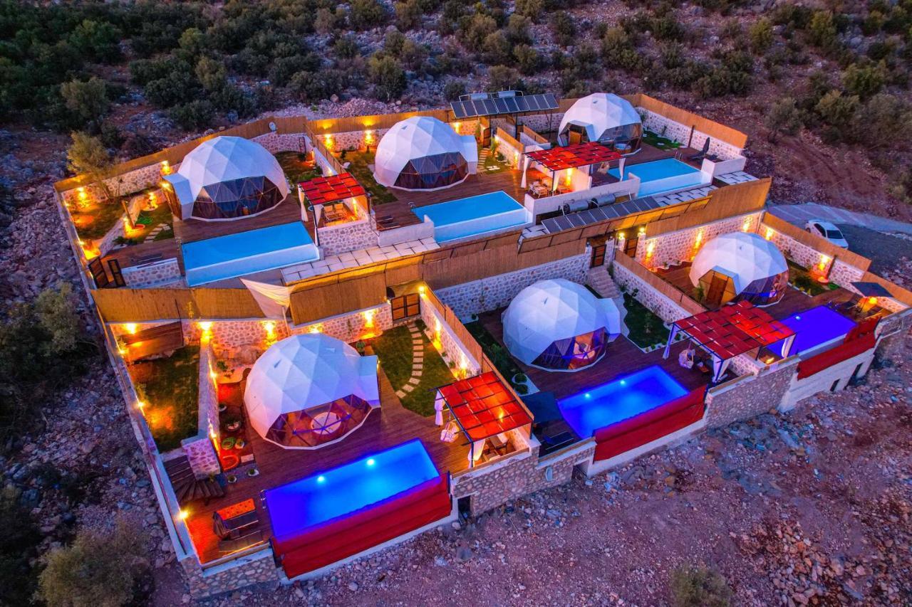 Kalkan Dome Suites & Deluxe-Glamping Holiday In Kalkan Kas Exterior photo