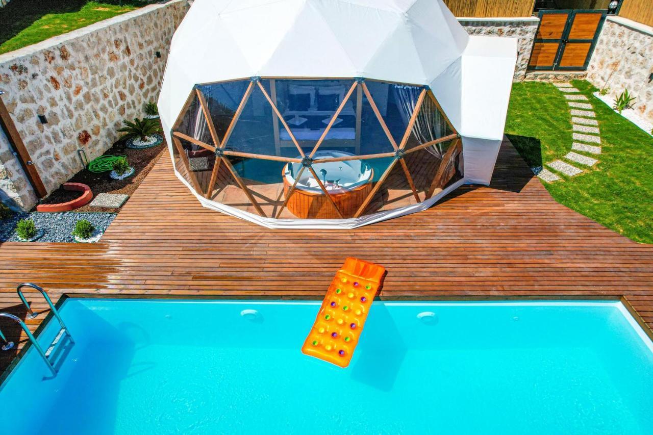 Kalkan Dome Suites & Deluxe-Glamping Holiday In Kalkan Kas Exterior photo