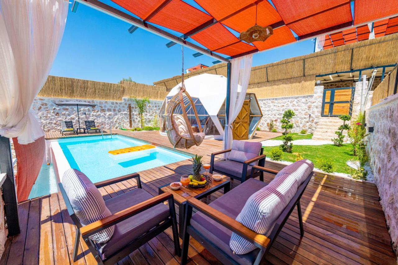 Kalkan Dome Suites & Deluxe-Glamping Holiday In Kalkan Kas Exterior photo